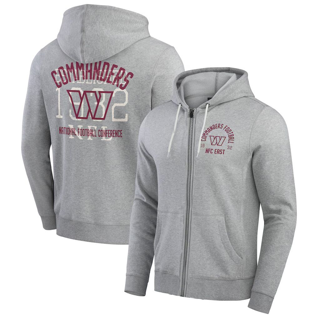 Men 2026 Nike NFL Washington Commanders hoodie grey 06